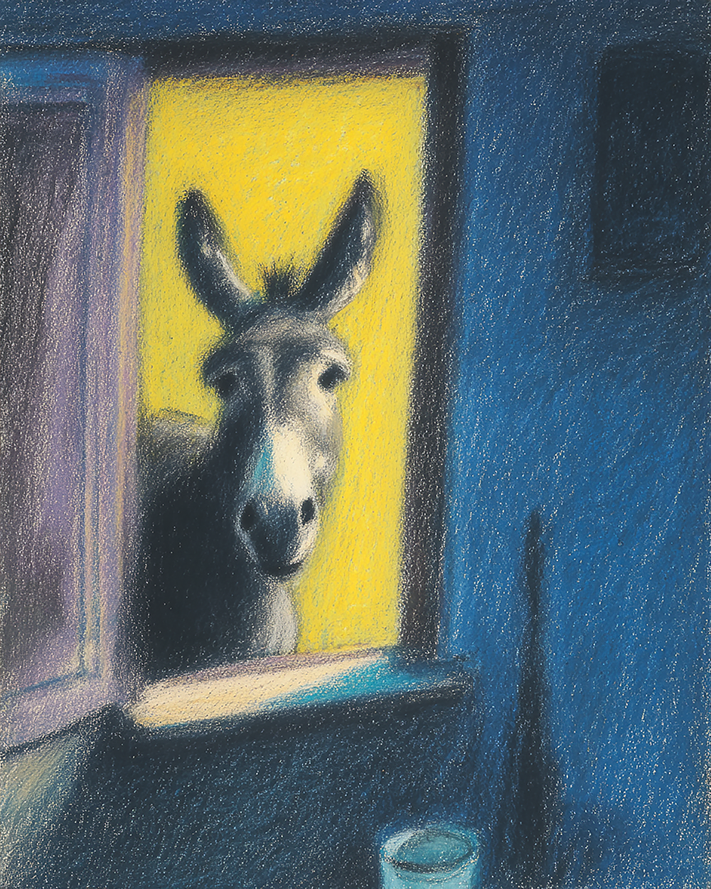 Friendly Donkey Print