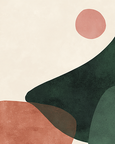 Green Horizon Print