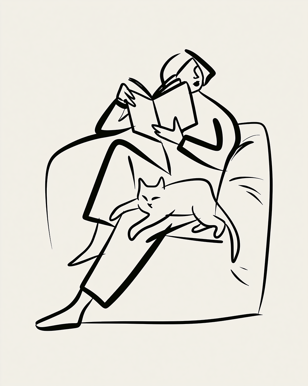 Nighttime Read Print