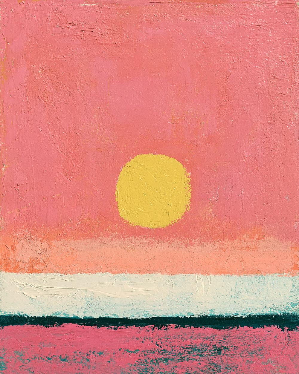 Abstract Sunrise Poster