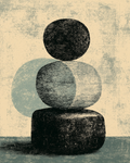 Abstract Zen Stones Print