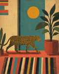 Cozy Tiger Interior Print