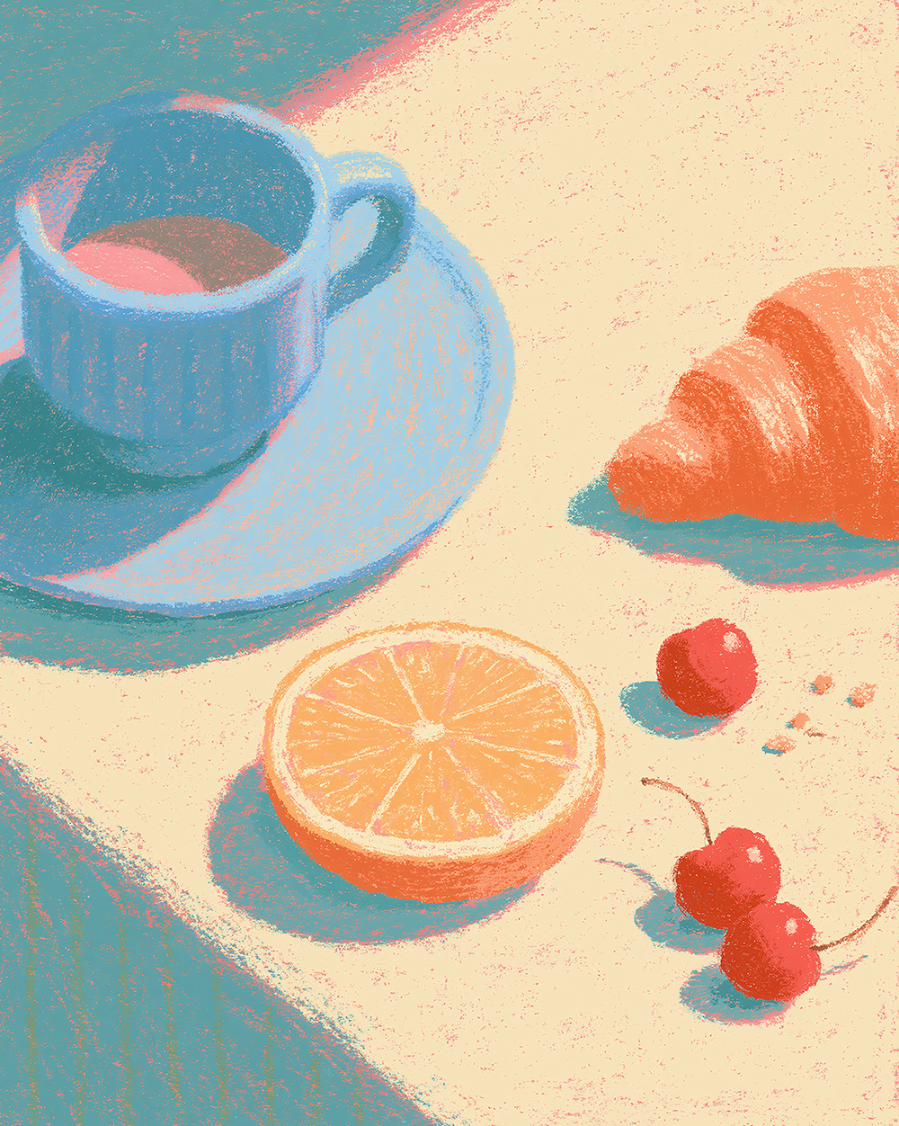 French Breakfast Print