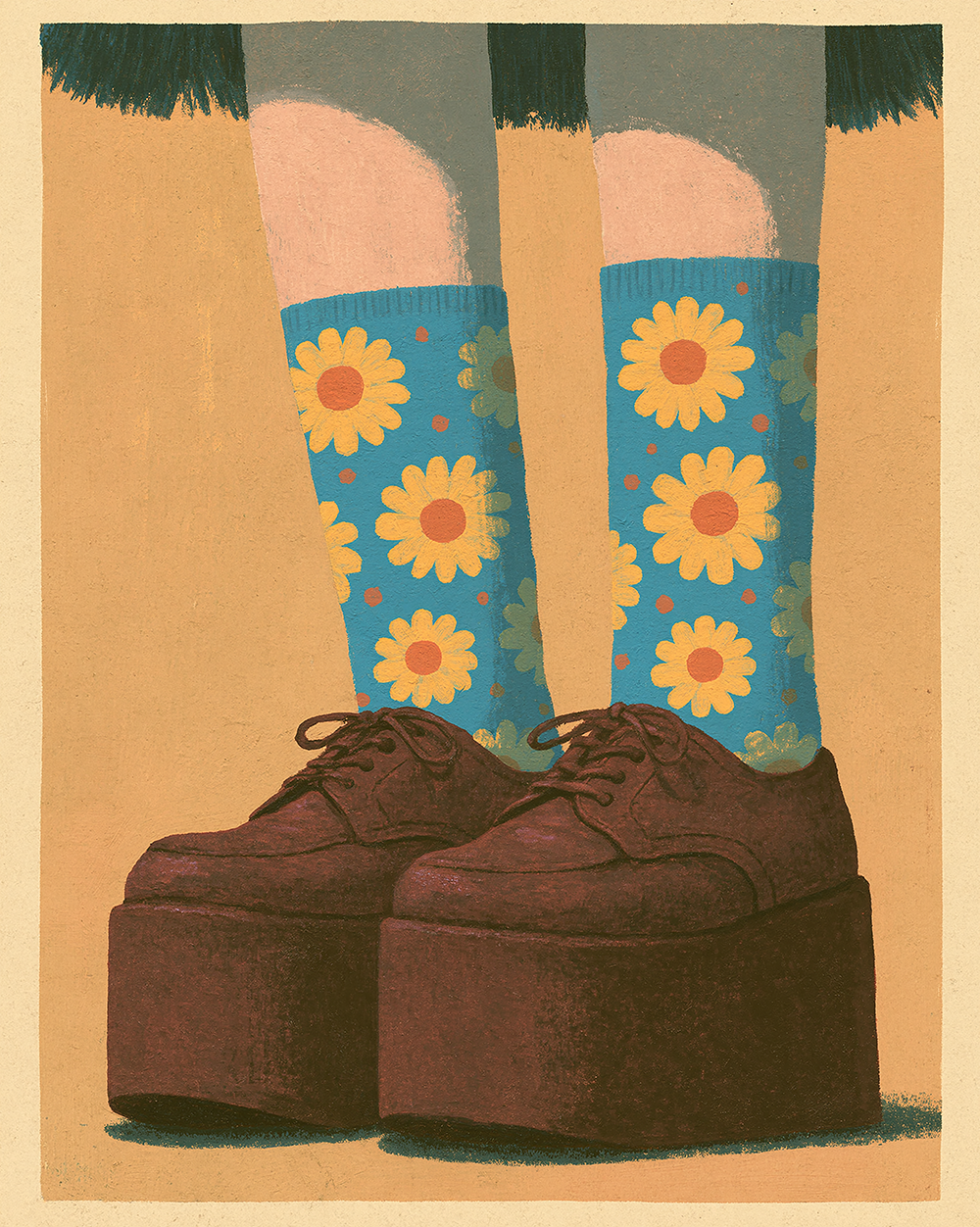 Groovy Socks Print
