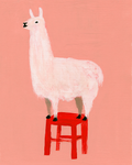 Lucy The Alpaca Print