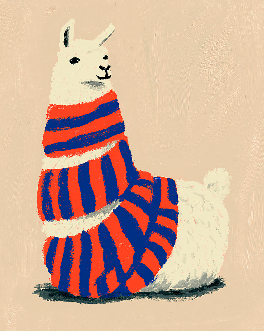 Stylish Alpaca Print