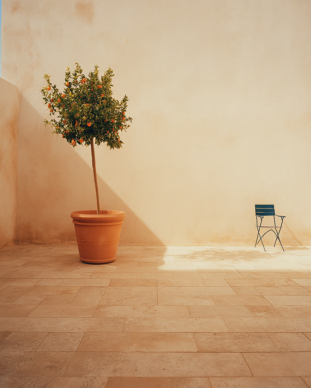 Sunny Courtyard Print