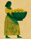 Carrying Lemons Print
