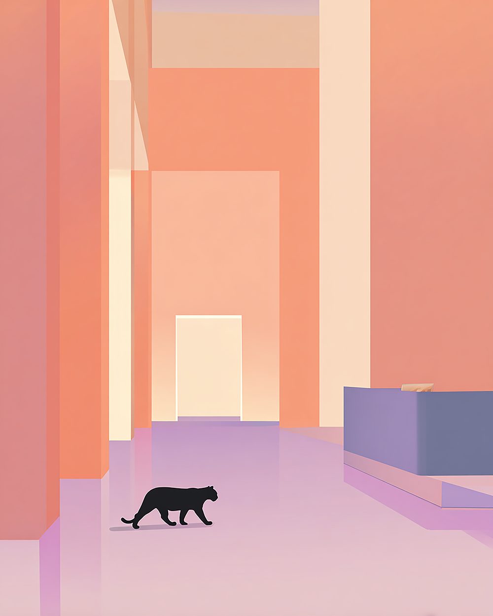 Roaming Tiger Graphic Print