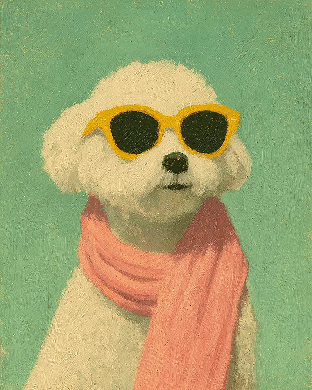 Mom, We Got A New Pup! Print