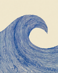 Wavy Dreams Graphic Print