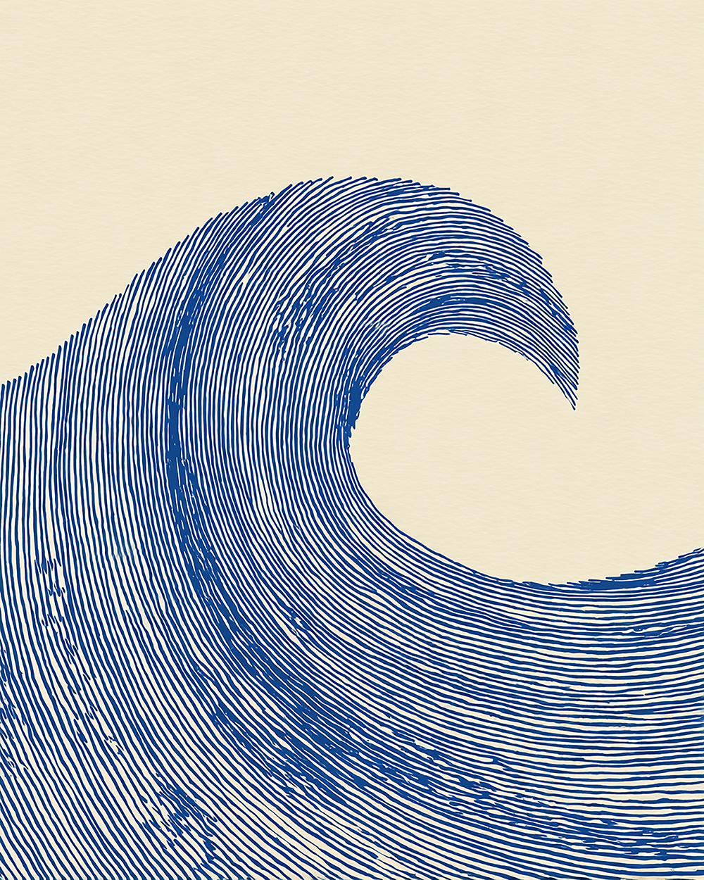 Wavy Dreams Graphic Print
